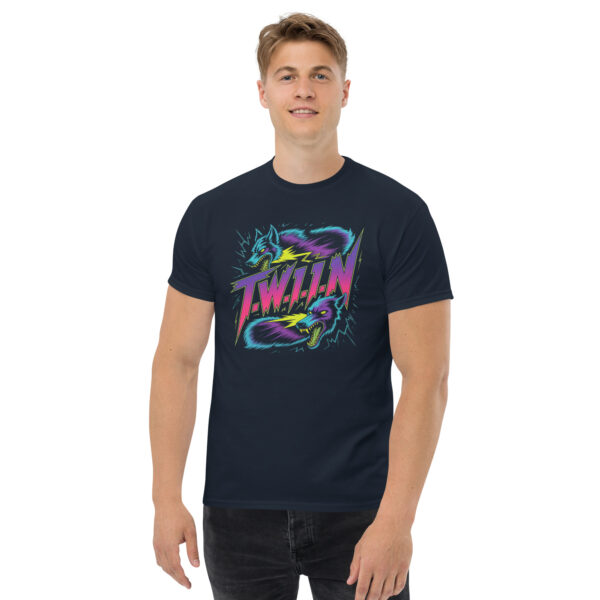 T-Shirt T.W.I.I.N Wolves – Zwillinge, Neon