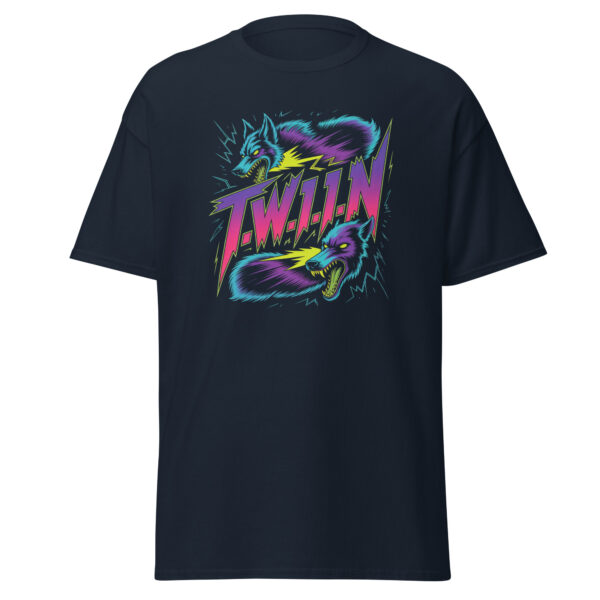 T-Shirt T.W.I.I.N Wolves – Zwillinge, Neon