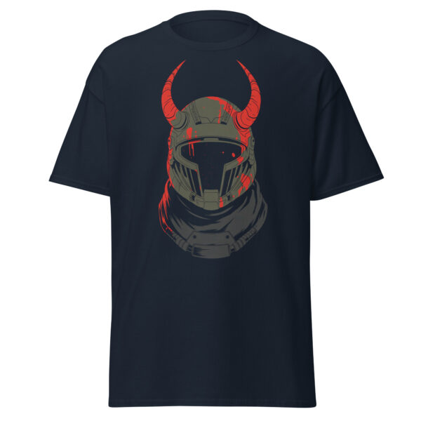 T-Shirt Kriegerhelm Hörner Wikinger Battle Stahl
