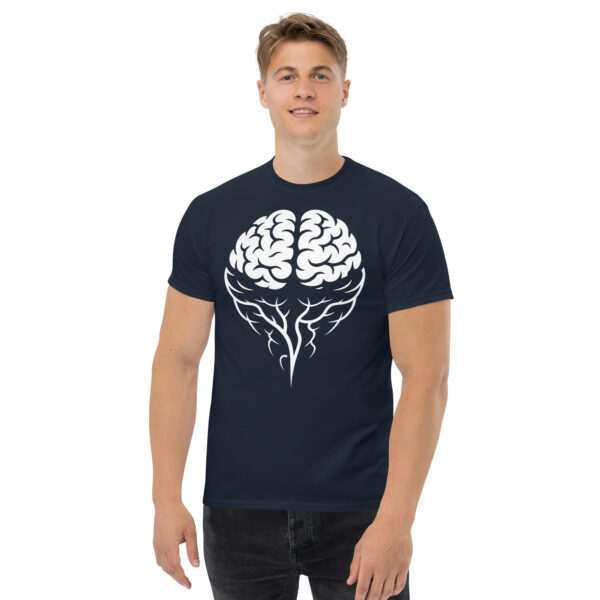 T-Shirt Brain Heart – Minimal, Mind