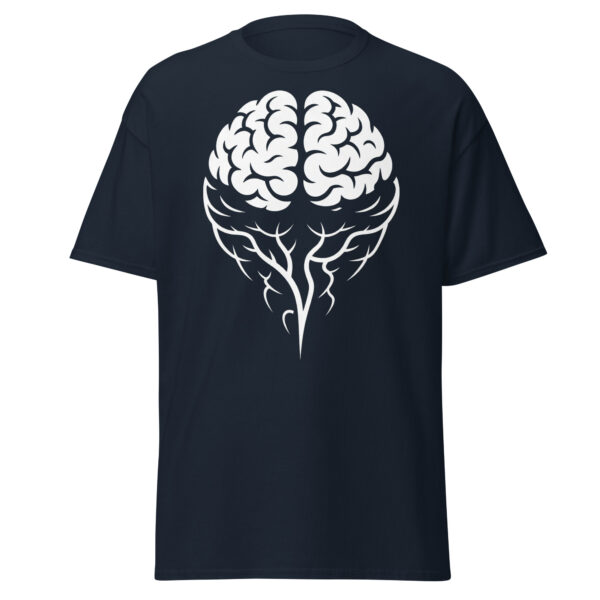 T-Shirt Brain Heart – Minimal, Mind