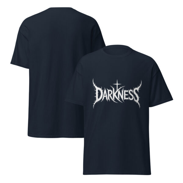 T-Shirt Düsterer Darkness Gothic-Text