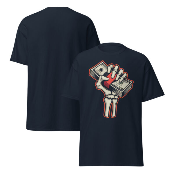 T-Shirt Skeleton Money Grip