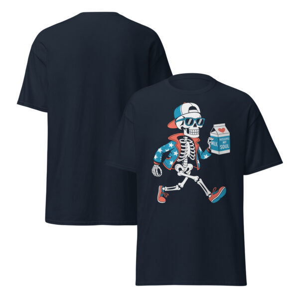 T-Shirt Missing My Soul Skater Skeleton Mil