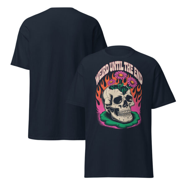 T-Shirt WEIRD UNTIL THE END – Skull Flowers