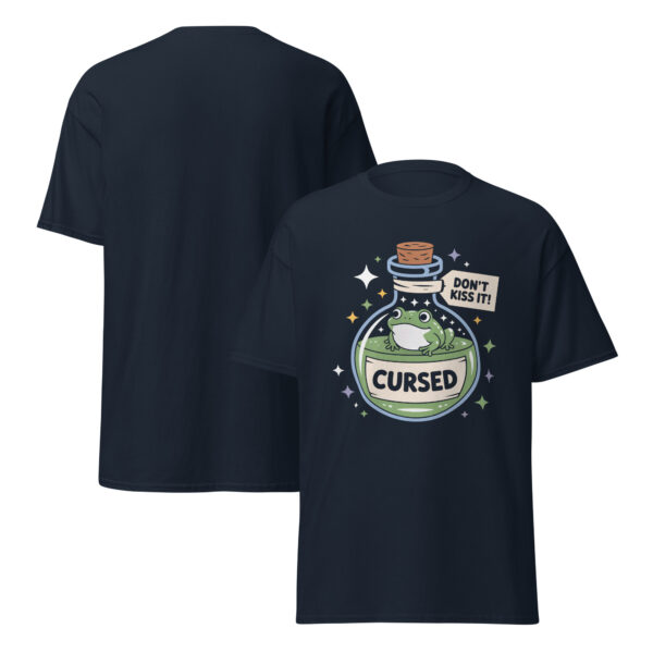 T-Shirt CURSED Frog – Don’t Kiss It, Witchy Bottle