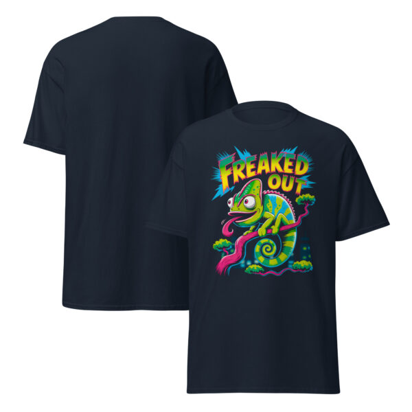 T-Shirt FREAKED OUT – Neon Chameleon, Street Pop