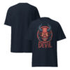 T-Shirt DEVIL Inferno – Horned Head, Occult Circle