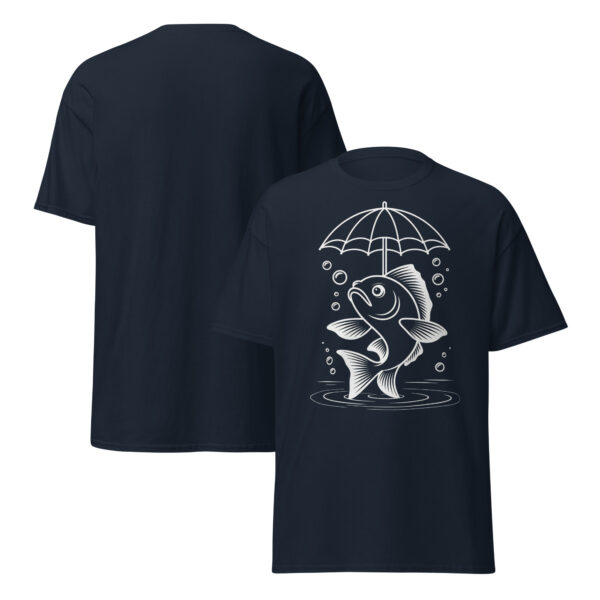T-Shirt Umbrella Fish – Regenfester Humor