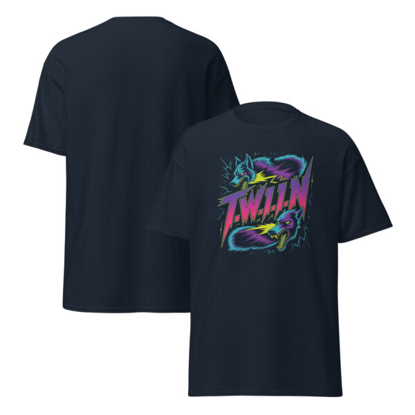 T-Shirt T.W.I.I.N Wolves – Zwillinge, Neon