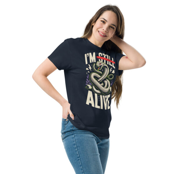 T-Shirt I’M STILL ALIVE Snake – Schlange Statement