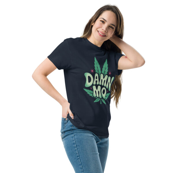 T-Shirt DAMN MO – Weed Leaves, Stoner Vibes