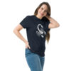 T-Shirt Skorpion Linienkunst Stärke Minimalismus