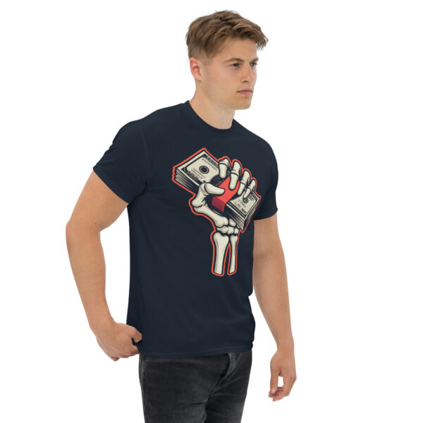 T-Shirt Skeleton Money Grip