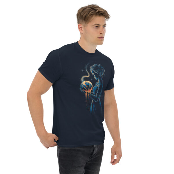 T-Shirt Earth in Her Hands – Melting Planet, Climate Art, Klima
