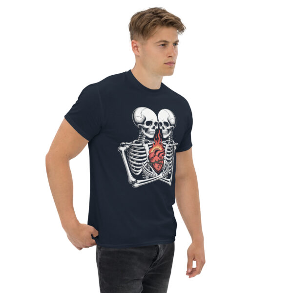 T-Shirt Flaming Heart Skeletons – Skelett, Herz