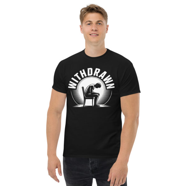 T-Shirt Withdrawn Silence – Minimal, Mood