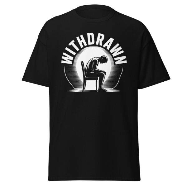 T-Shirt Withdrawn Silence – Minimal, Mood
