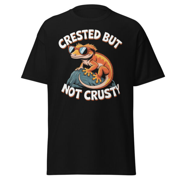 T-Shirt Crested Not Crusty – Gecko, Reptil