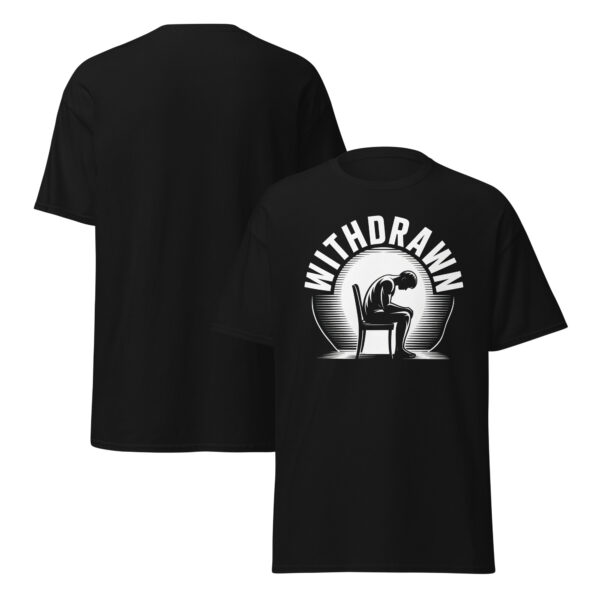 T-Shirt Withdrawn Silence – Minimal, Mood