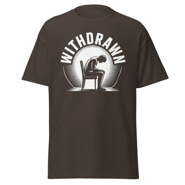 T-Shirt Withdrawn Silence – Minimal, Mood