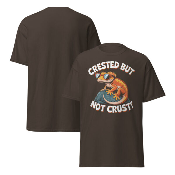 T-Shirt Crested Not Crusty – Gecko, Reptil