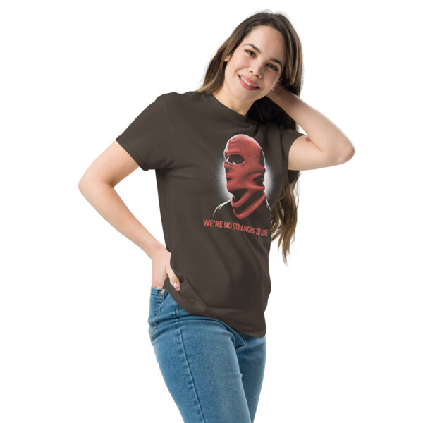 T-Shirt Strangers to Love – Balaclava, Meme