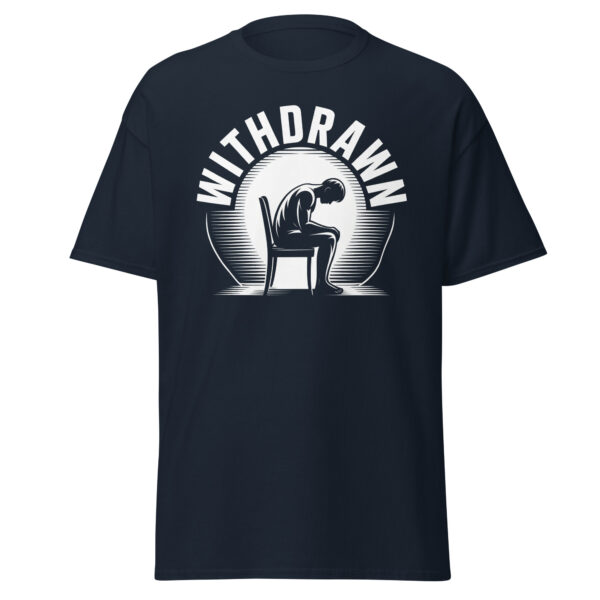 T-Shirt Withdrawn Silence – Minimal, Mood