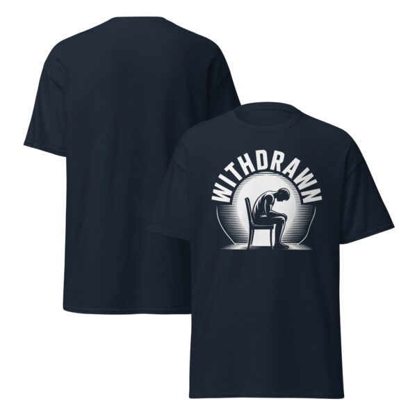 T-Shirt Withdrawn Silence – Minimal, Mood